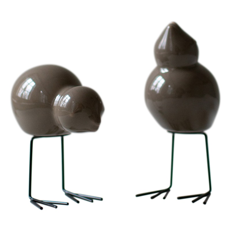 Swedish Bird Set 2-pack, Shiny Dust