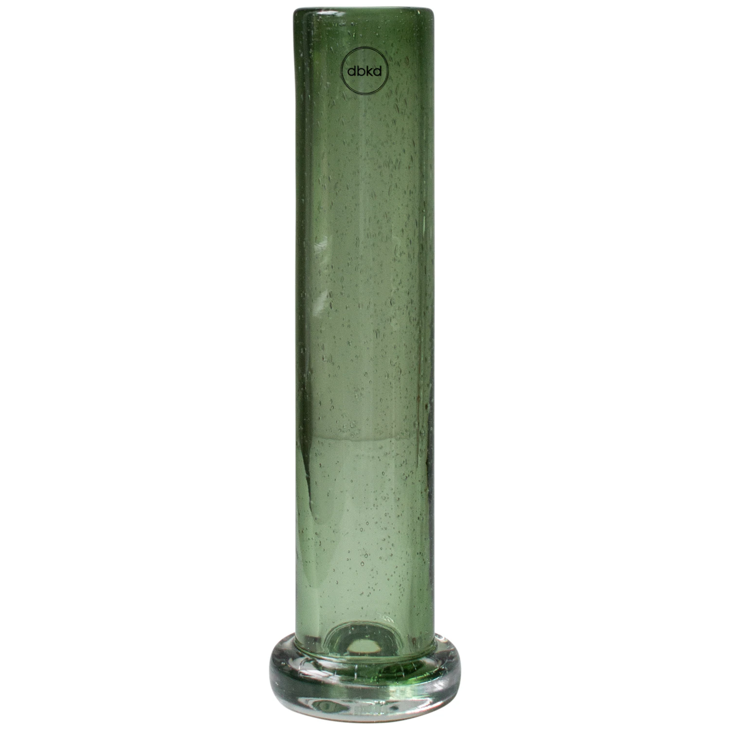 Dbkd Tall Vas 25 Cm Gr&ouml;n - Vaser Glas Gr&ouml;n - 20251001GR