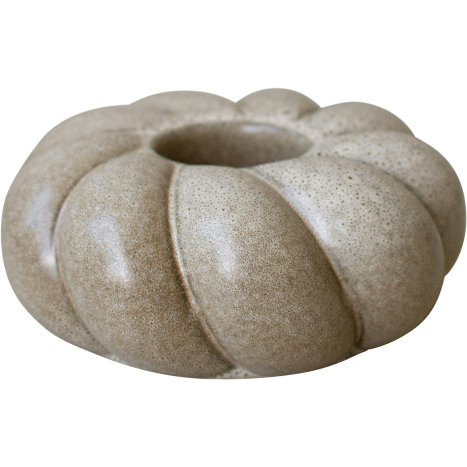 Dbkd Twine Ljuslykta &Oslash;14 Cm Beige - Ljusstakar Lergods Beige - 20230601be