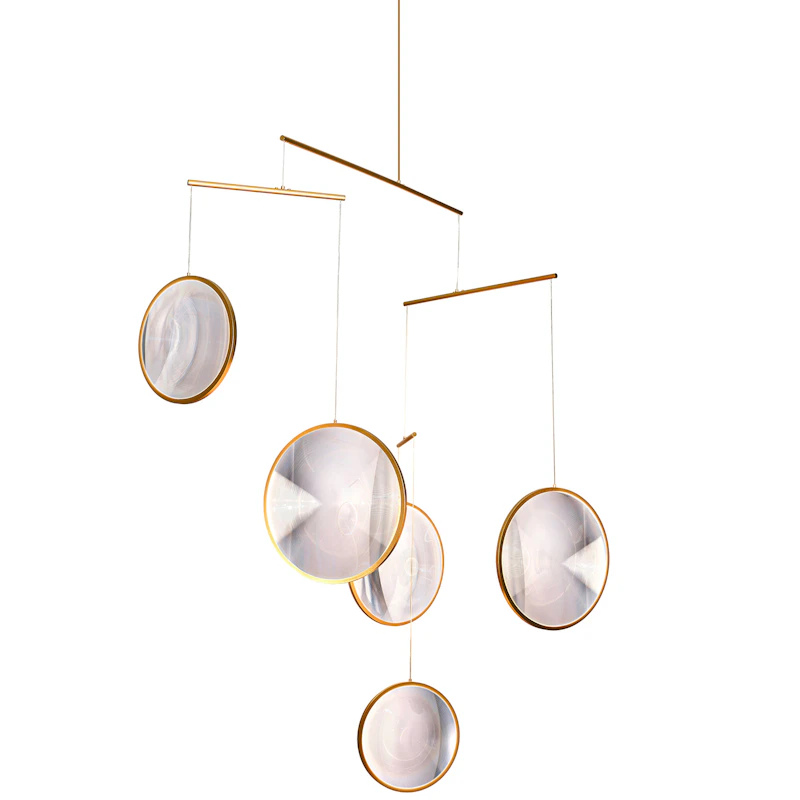 Focus X5 Ljuskrona, Guld