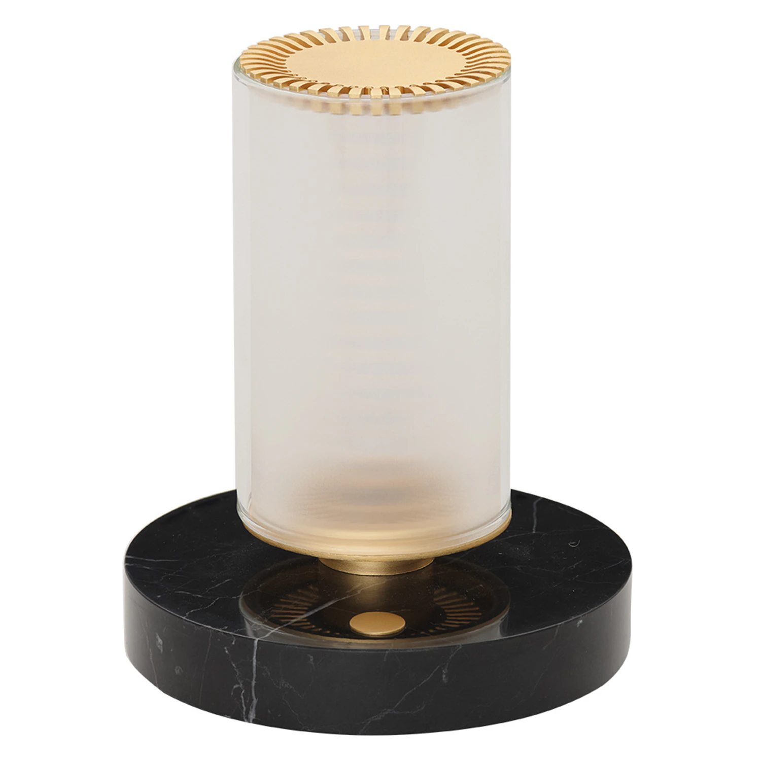 Dcwéditions Frechin A Table Portabel Lampa - Bordslampor Glas Svart - FRECHIN A TABLE T 2200K MA BL-GOL