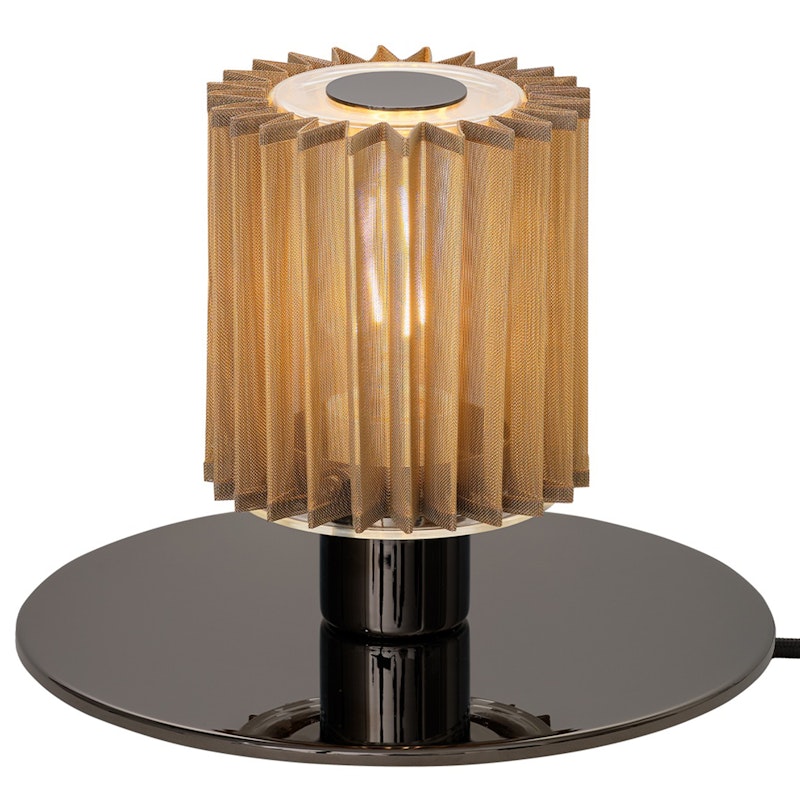 In the Sun 220 Bordslampa, Svart / Guld Mesh