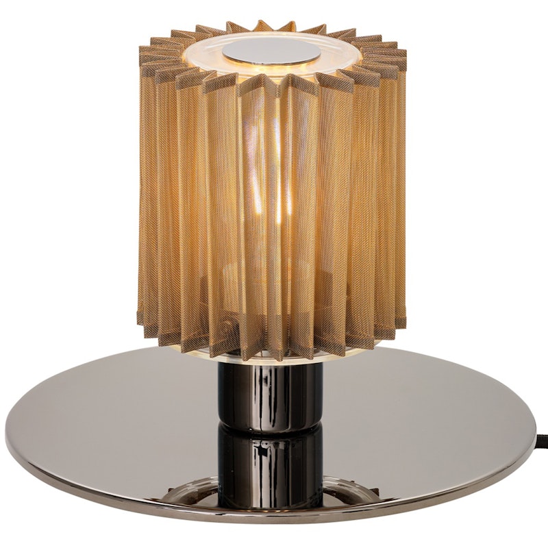 In the Sun 220 Bordslampa, Silver / Guld Mesh