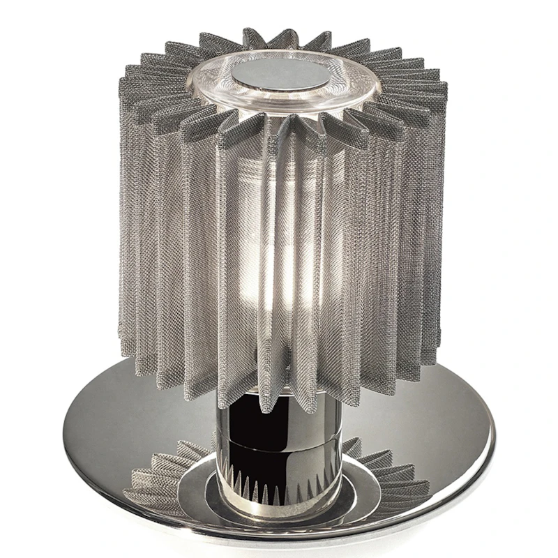 In The Sun Bordslampa Portabel, Silver