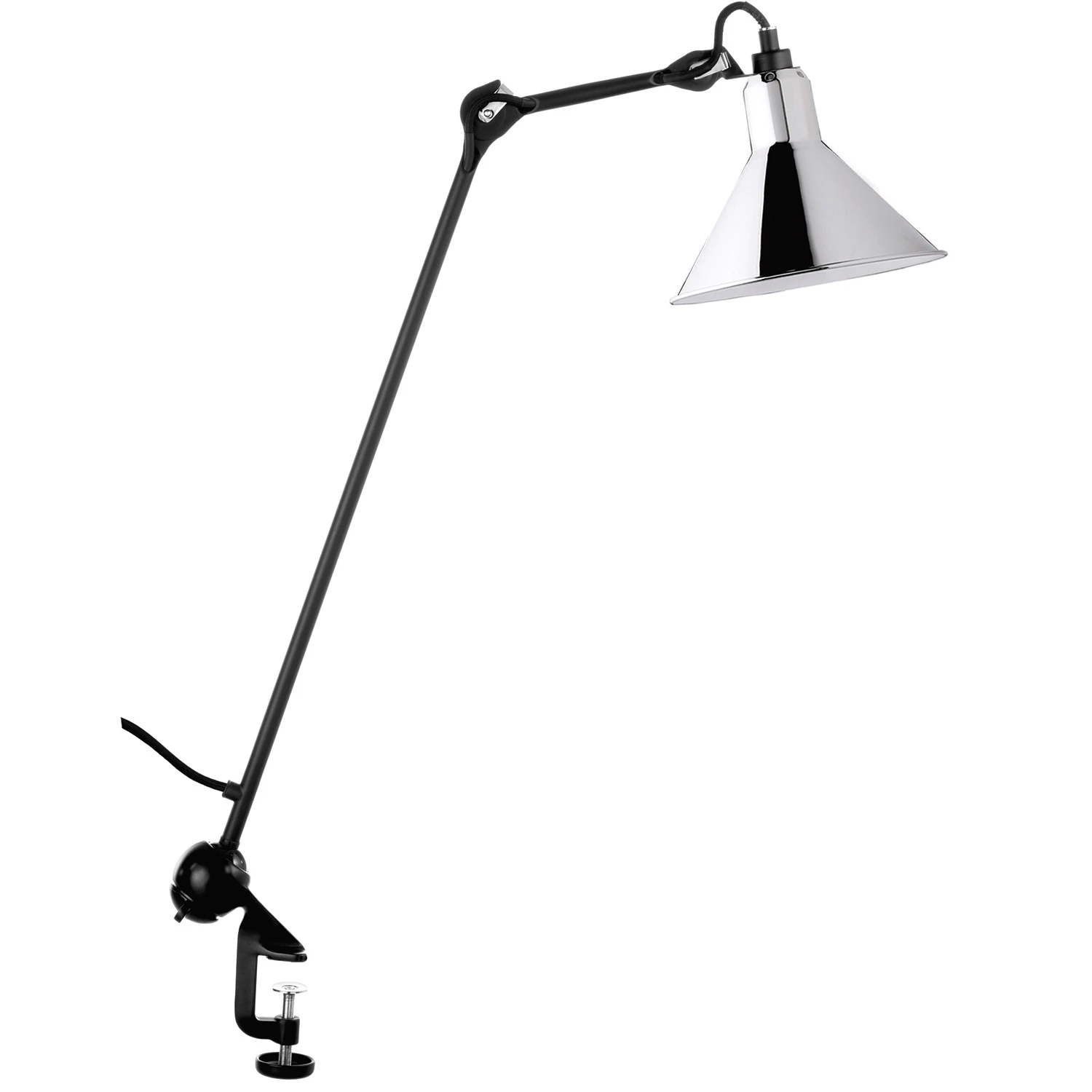 Dcwéditions La Lampe Gras N°201 Bordslampa Svart / Krom - Bordslampor Stål Svart - LG-201 BL-CH