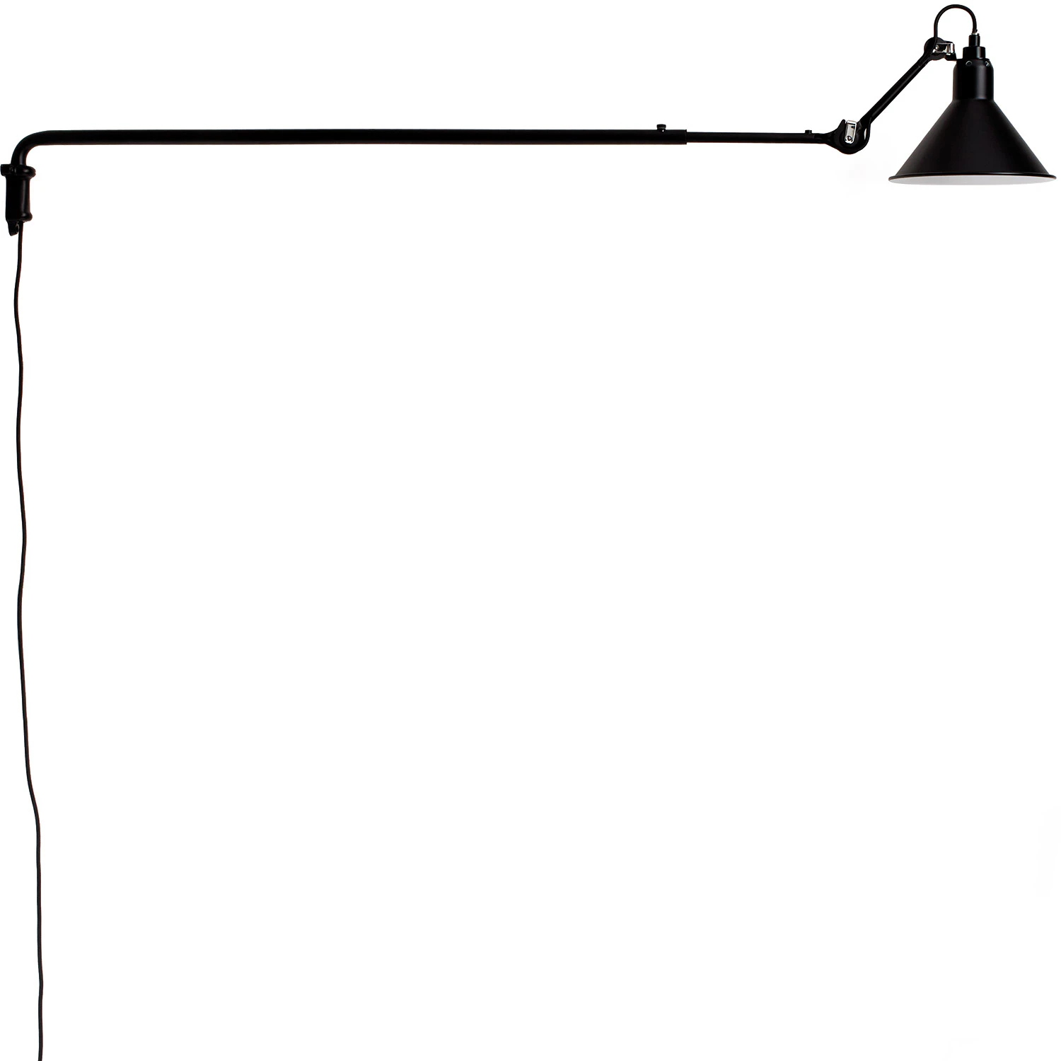 Dcwéditions Lampe Gras N°213 Vägglampa Svart - Vägglampor Stål Svart - 213 BL-BL CONIC