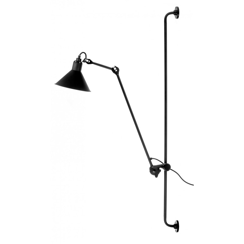 Lampe Gras N°214 Vägglampa, Svart