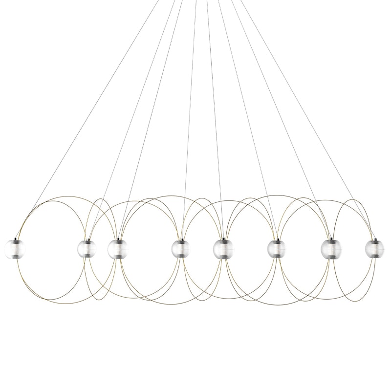 Munari Ljuskrona X8, Guld