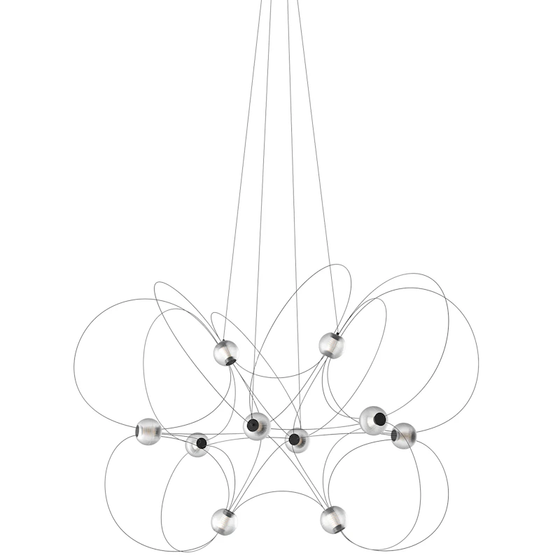 Munari Ljuskrona X10, Svart