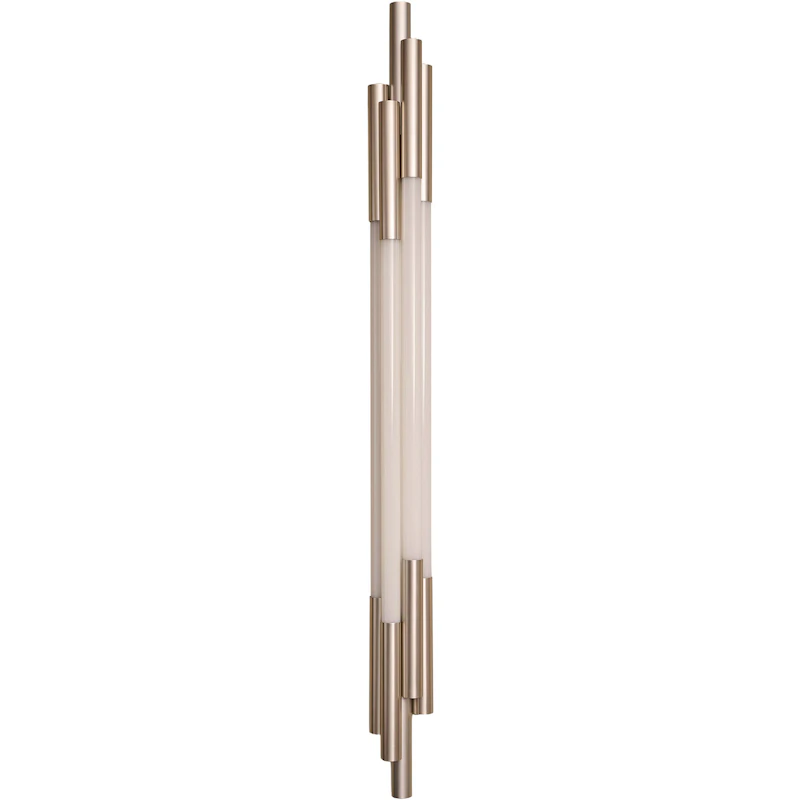 Org Vägglampa 105 cm, Nickel