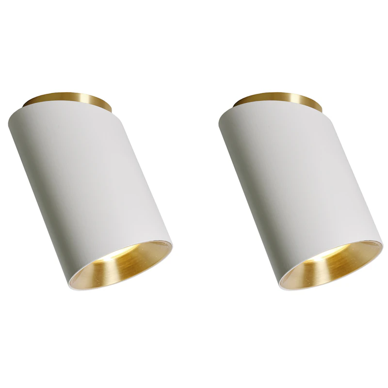 Tobo C85 Spotlight Diagonal 2-pack, Vit