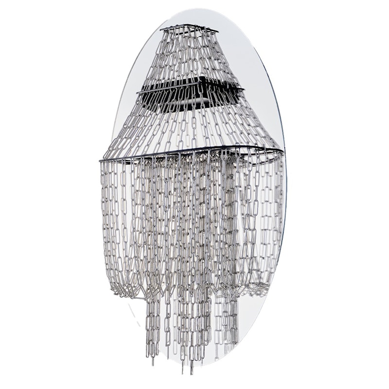 La Lampe C Vägglampa, Rostfritt Stål