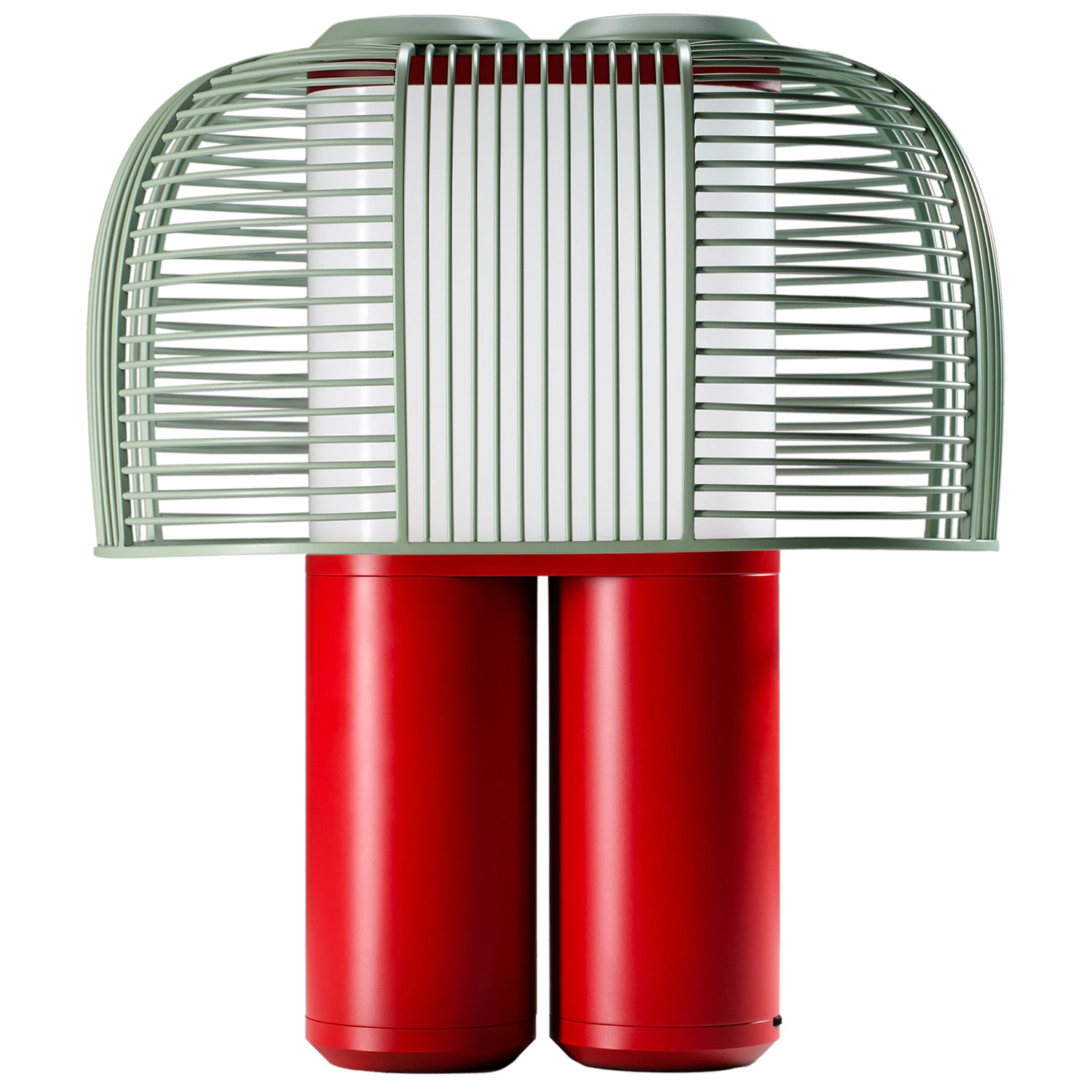 Dcwéditions Yasuke Bordslampa Röd / Grön - Bordslampor Stål Grön - YASUKE RED GREEN