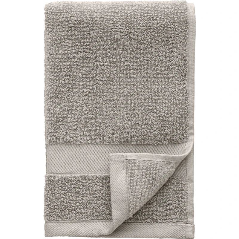 Alva Handduk 2-pack 30x50 cm, Ljusgrå