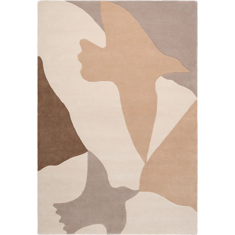 Bird Ullmatta 250x350 cm, Beige