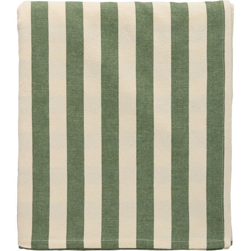 Block Stripe Duk 140x240 cm, Grön