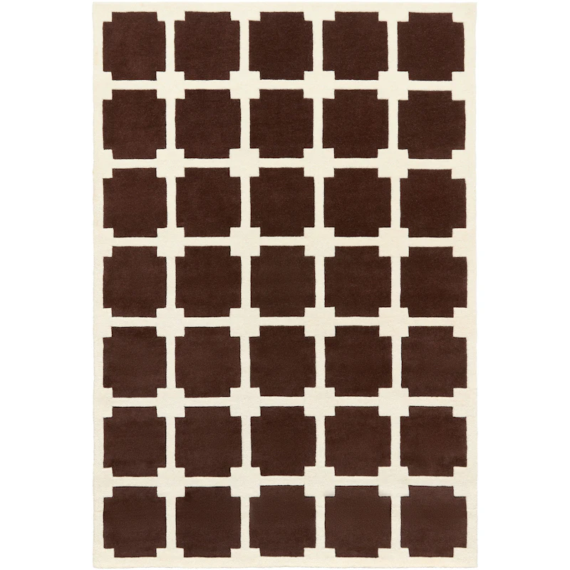 Block Ullmatta 180x270 cm, Brun