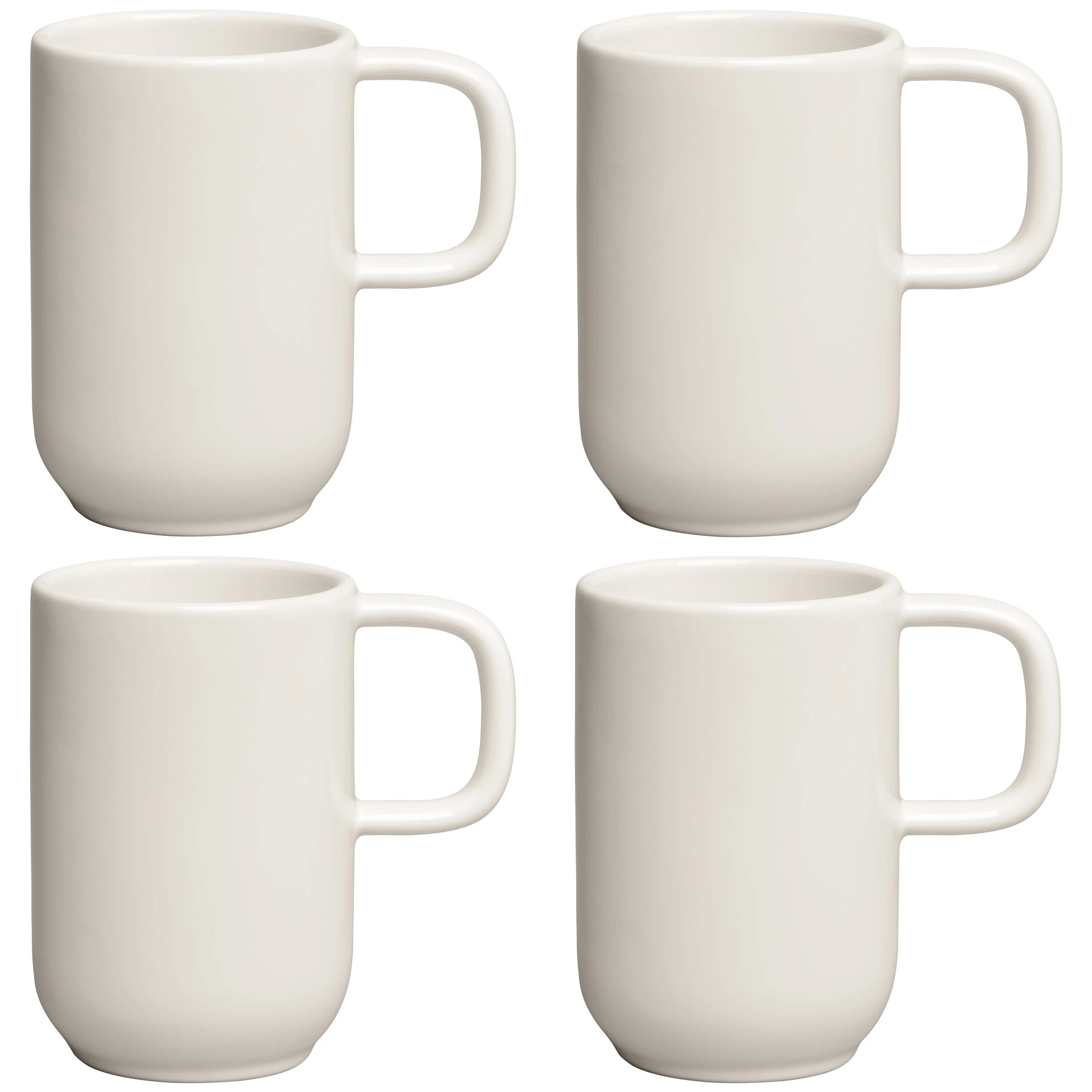 Decotique Bon Mugg 4-pack Ivory - Kaffekoppar Stengods Elfenben - 402145+402145+402145+402145