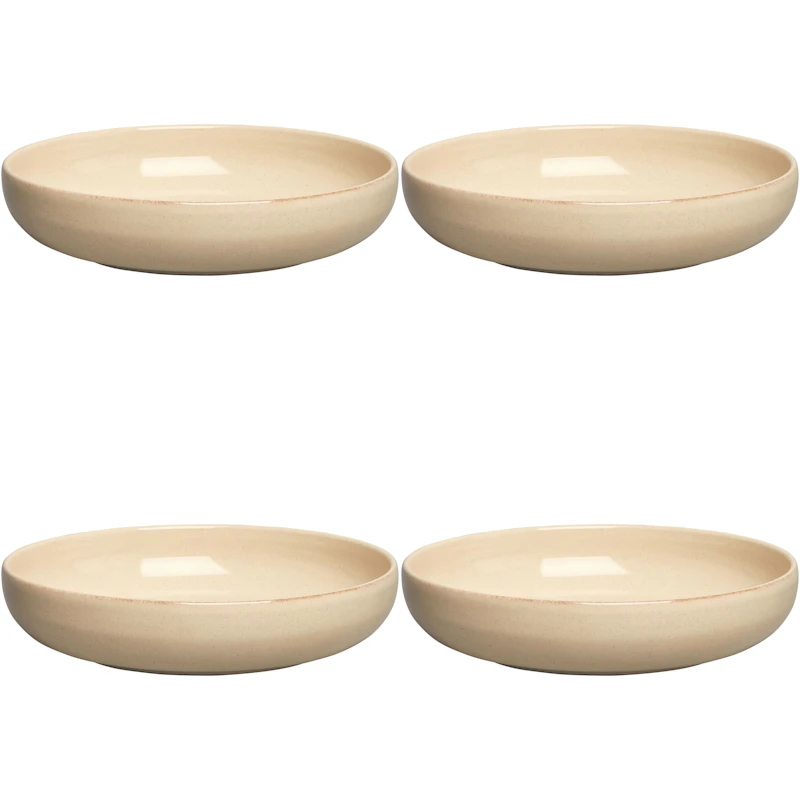 BON Skål 22 cm 4-pack, Beige