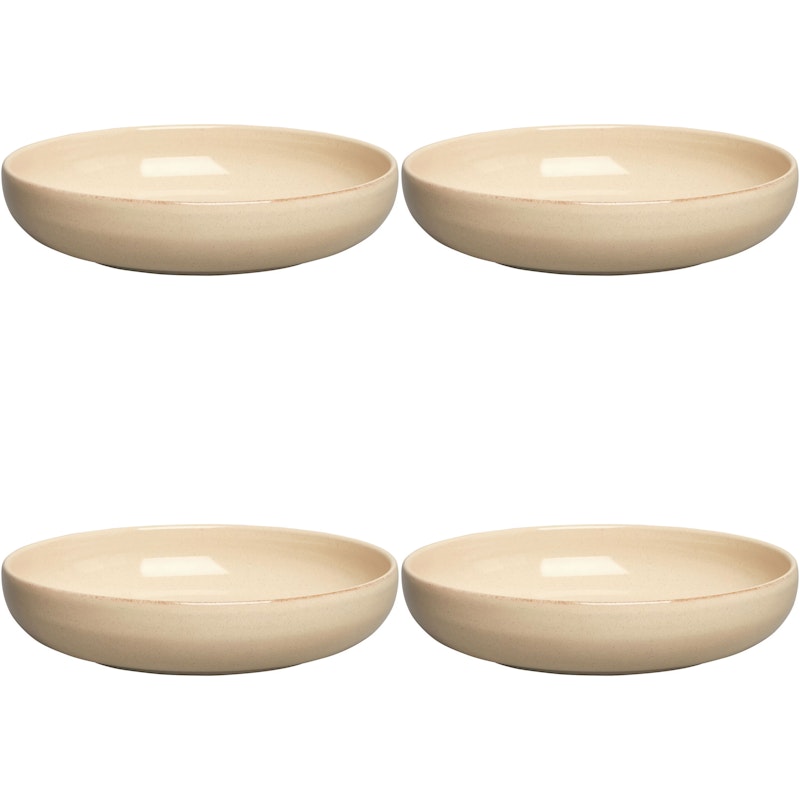 BON Skål 22 cm 4-pack, Beige
