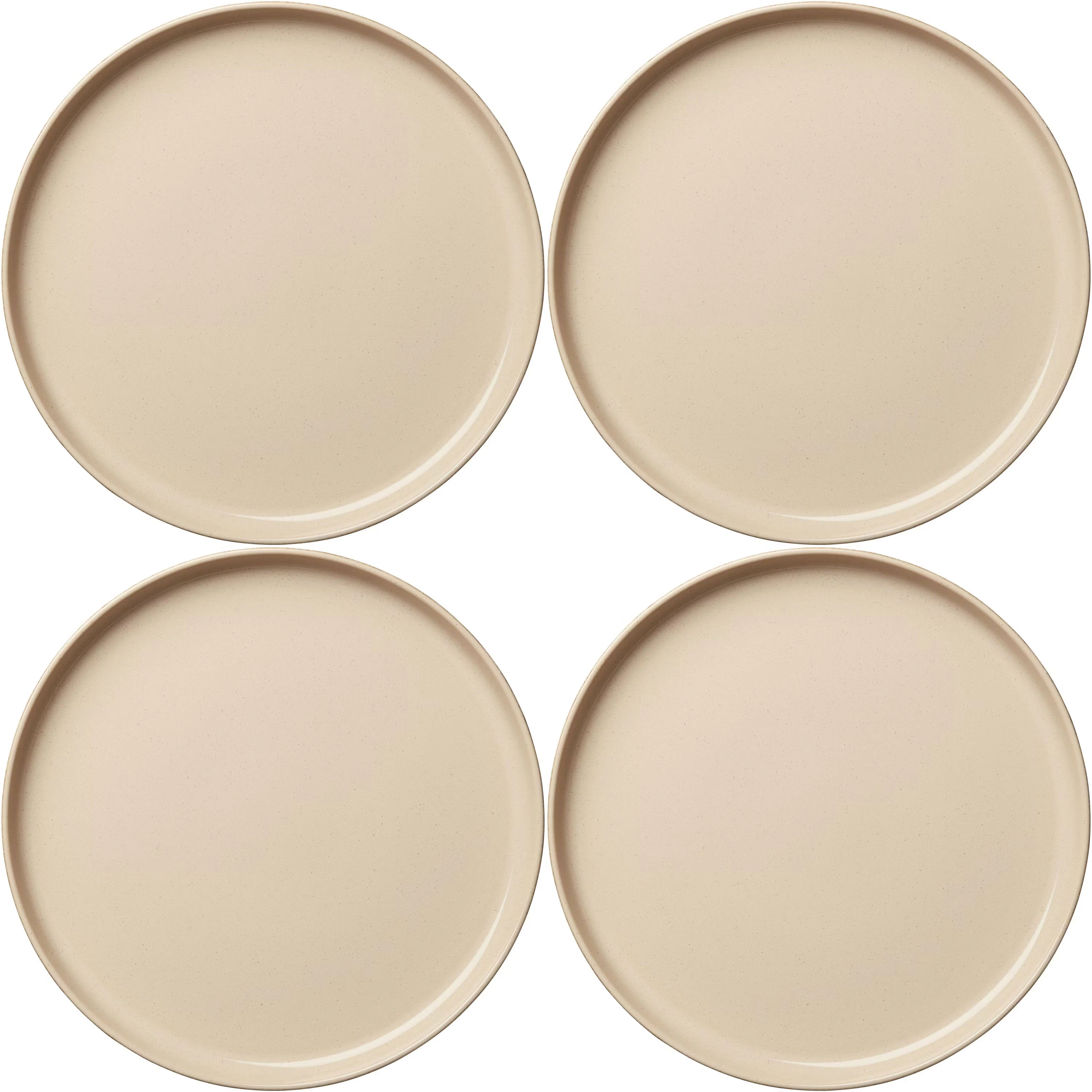 Decotique Bon Tallrik 28 Cm 4-pack Beige - Mattallrikar Stengods Beige - 390007+390007+390007+390007