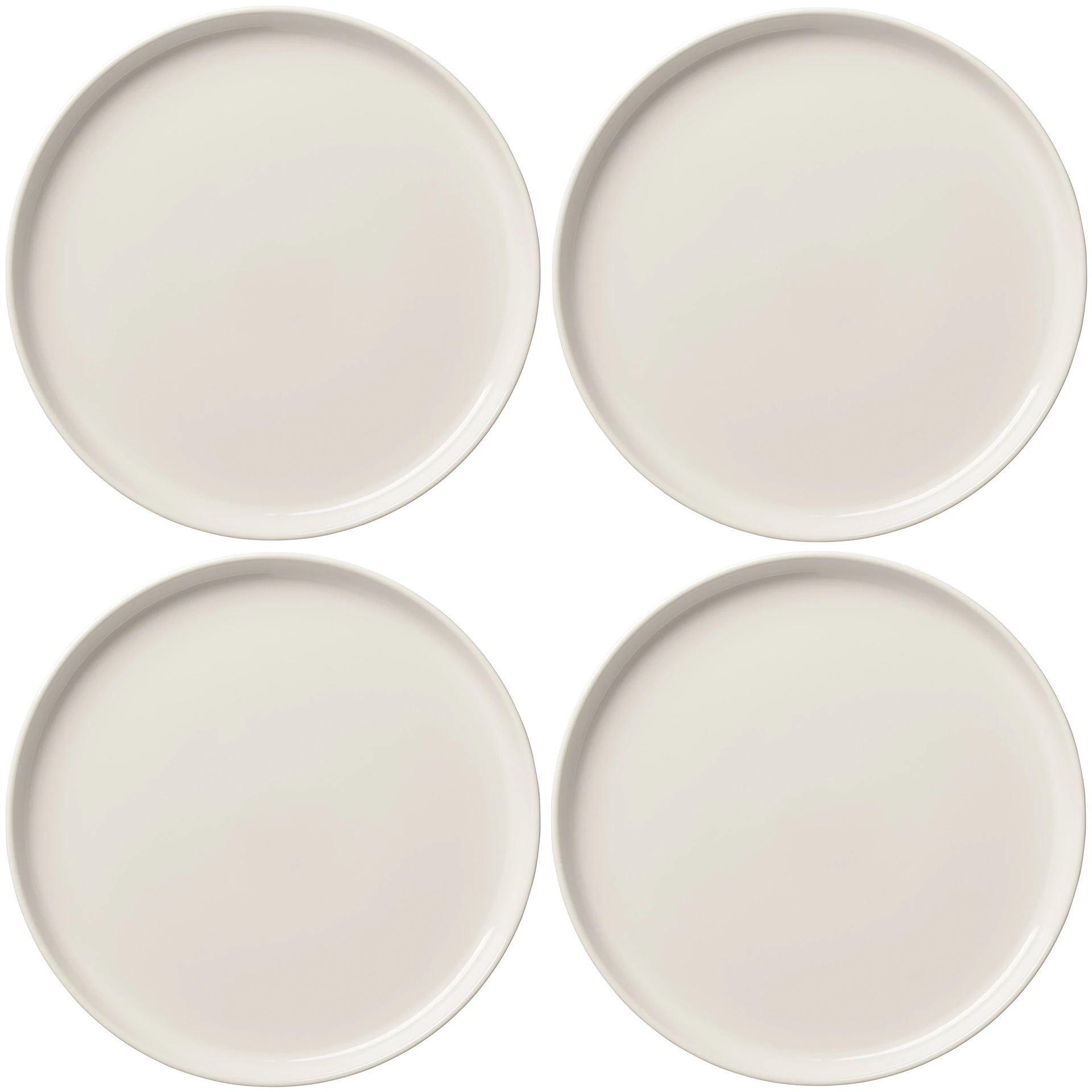 Decotique Bon Tallrik 28 Cm 4-pack Ivory - Mattallrikar Stengods Elfenben - 402140+402140+402140+402140