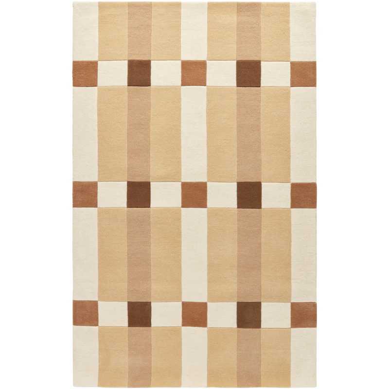 Checks Ullmatta Beige, 180x270 cm
