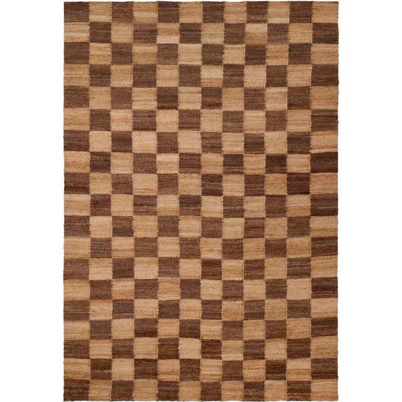 Chess Matta 200x300 cm, Natural Jute / Brun