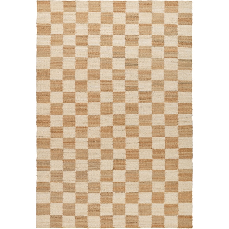 Chess Matta Natural Jute / Off-white, 180x270 cm