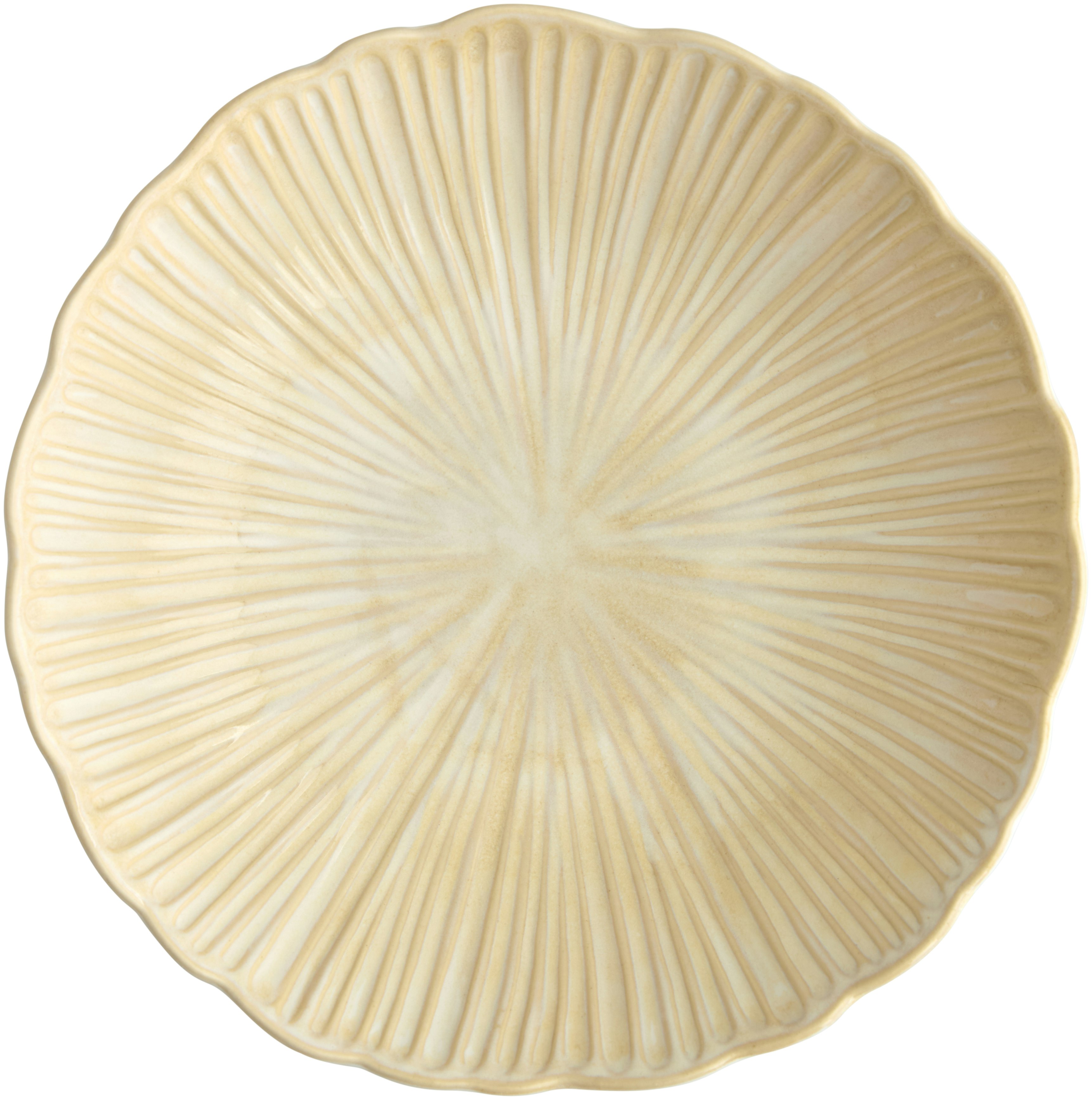 Decotique Daisy Djup Tallrik 22 Cm Cream - Djupa tallrikar Stengods Cream - 7583 D3954