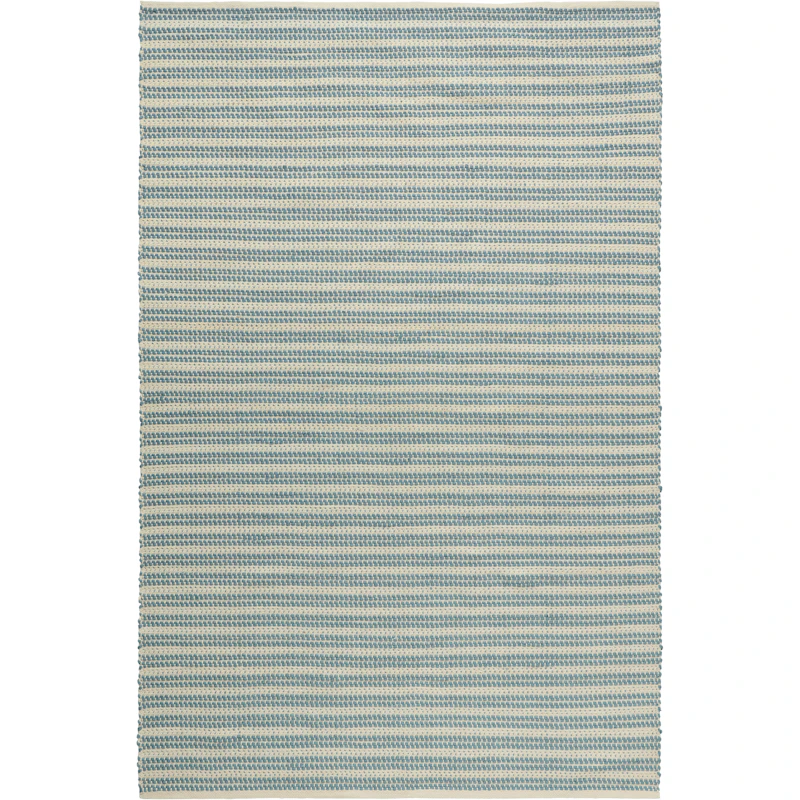Dune Matta Återvunnen PET 200x300 cm, Dusty Blue / Off-white