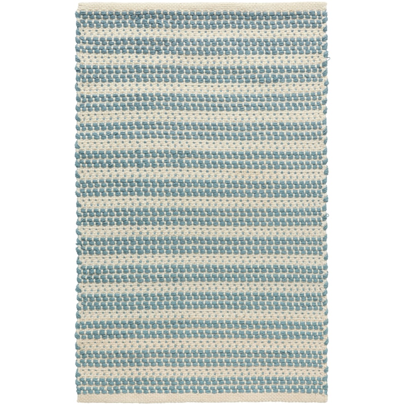 Dune Plastmatta 60x90 cm, Dusty Blue / Off-white