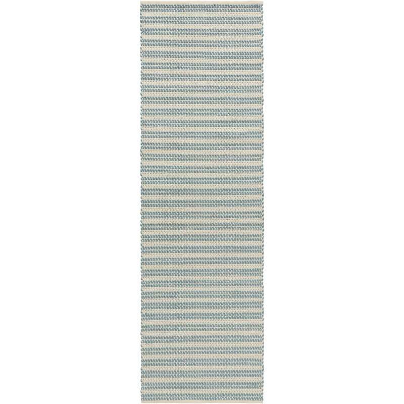 Dune Plastmatta 75x250 cm, Dusty Blue / Off-white