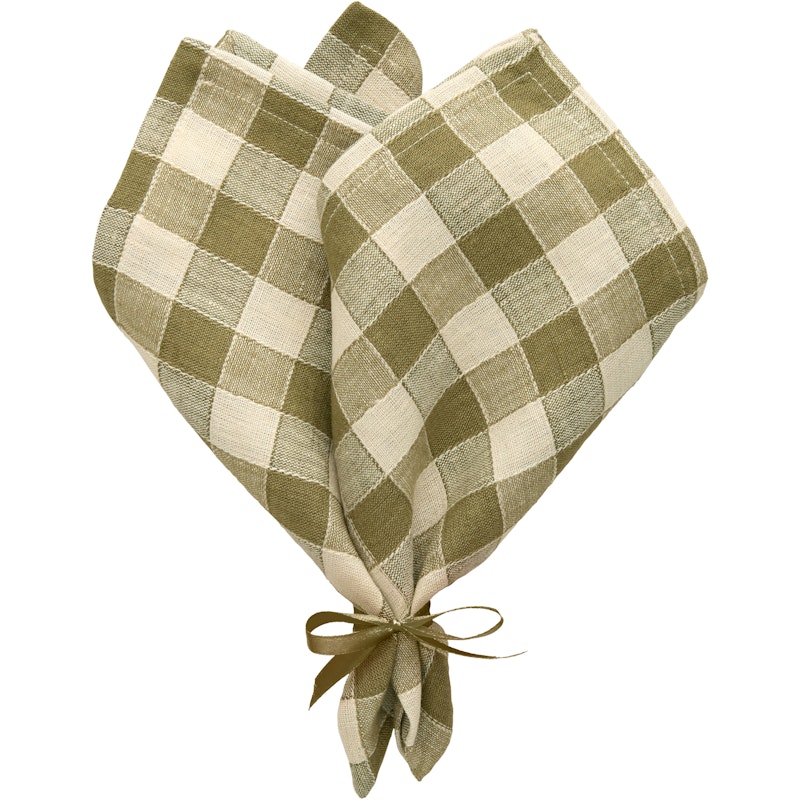 Ester Servett 40x40 cm 2-pack, Oliv