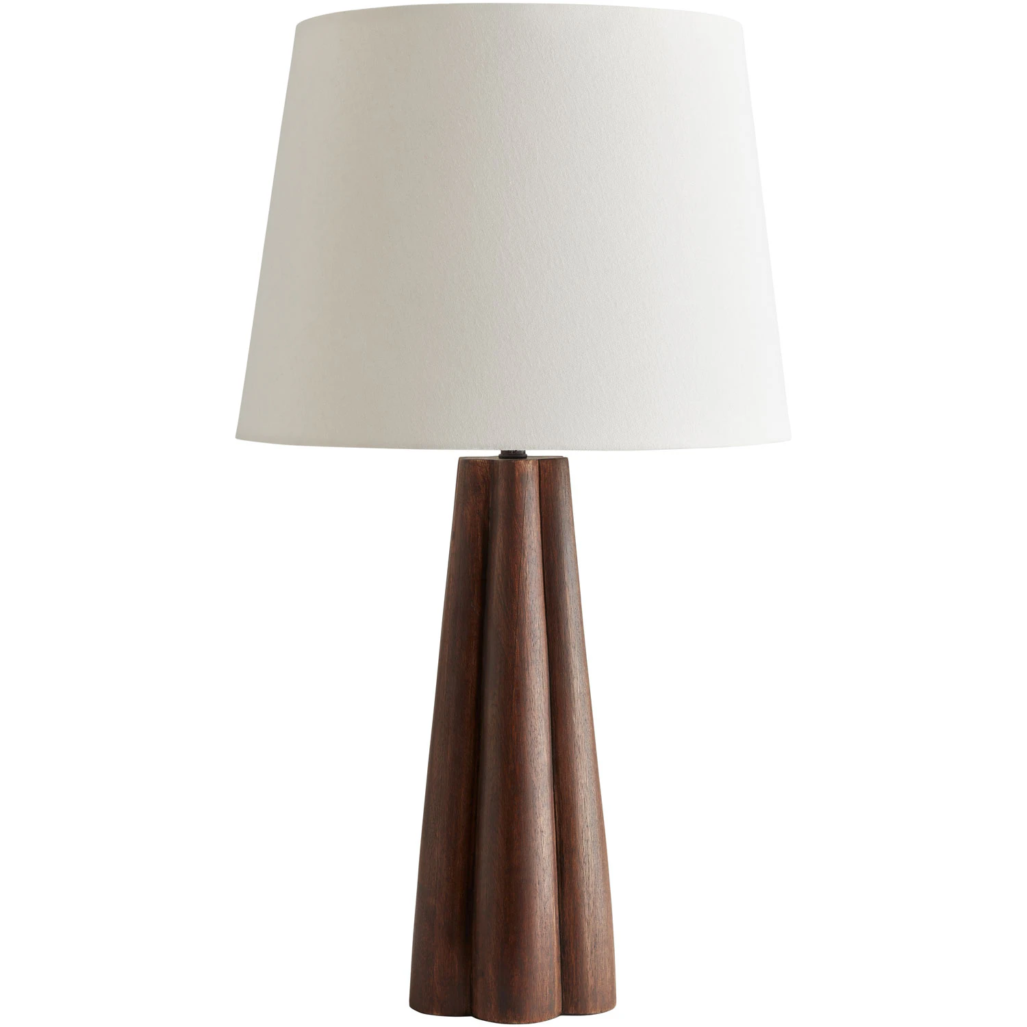 Decotique Fiber Bordslampa Mörk Ek - Bordslampor Mangoträ Mörk Ek - 29825+3235ALD