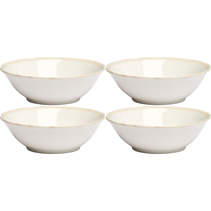 Fleur Skål 15 cm 4-pack, Sand