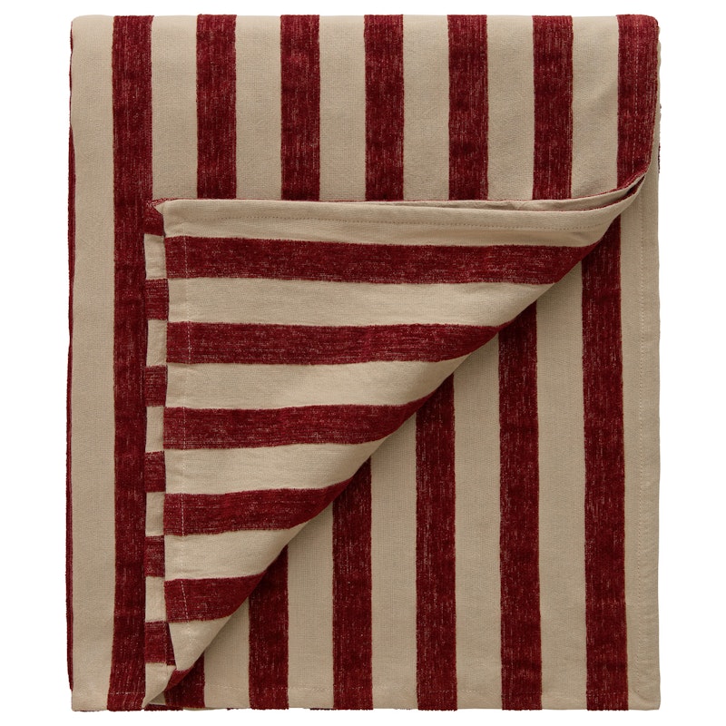 Florence Duk 140x240 cm, Natur / Röd