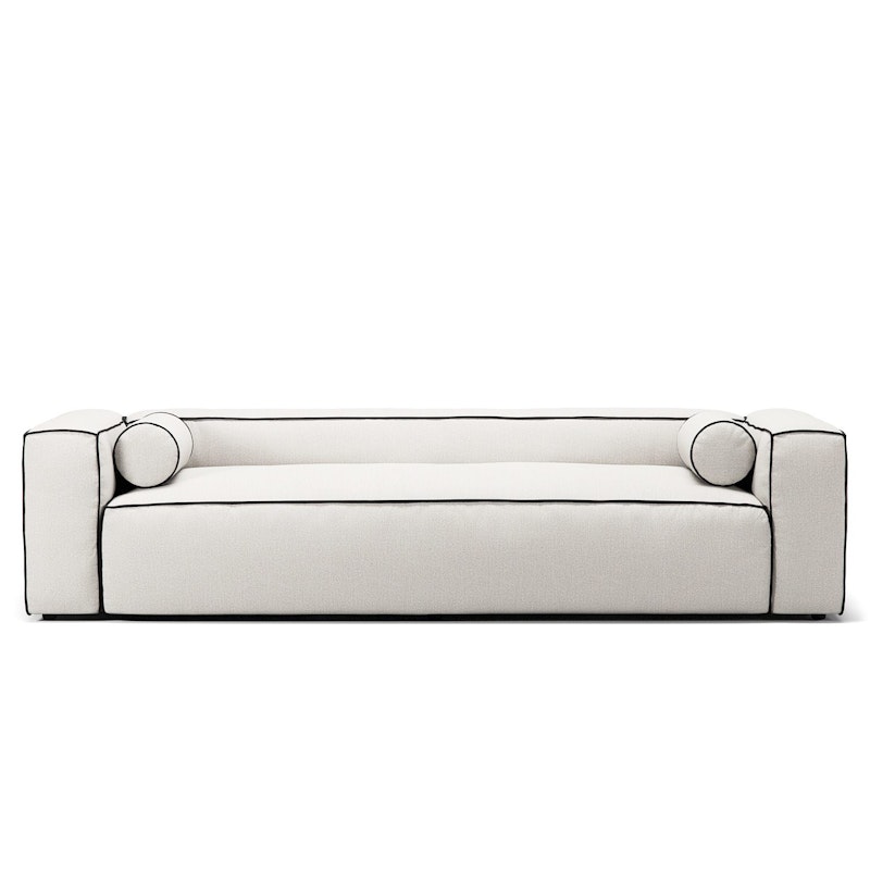 Grand Hue 3-Sitssoffa, Steam White / Mine Graphite