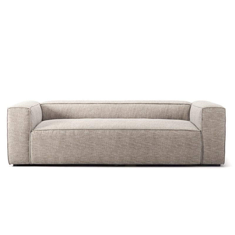 Grand 2-Sitssoffa Tweedtyg, Champagne Beige