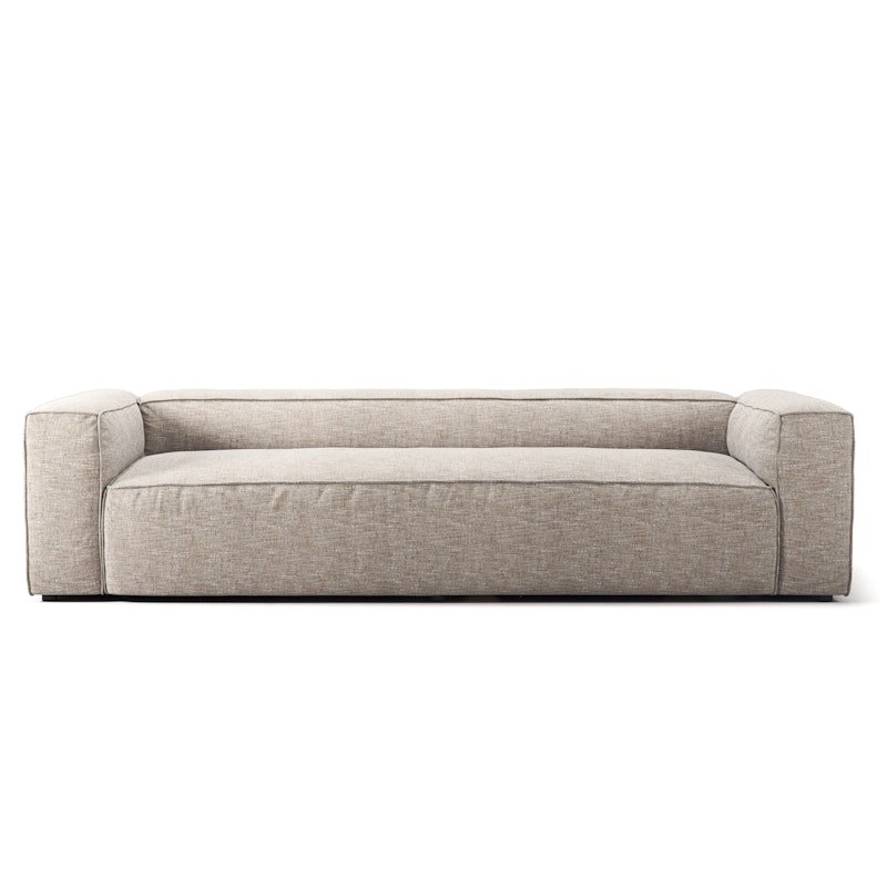 Grand 3-Sitssoffa Tweedtyg, Champagne Beige