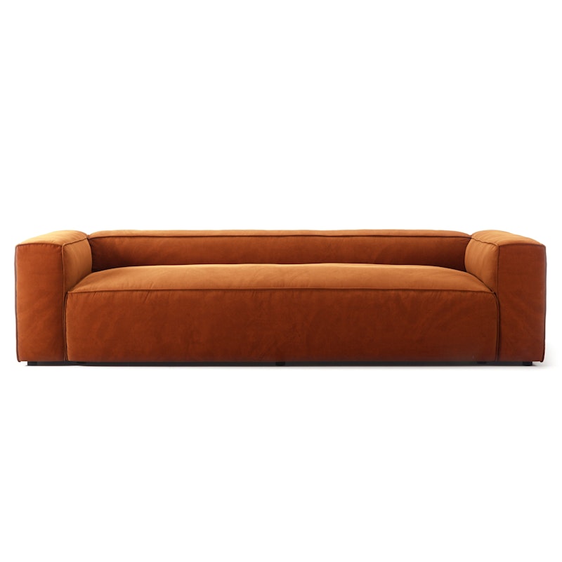 Grand 3-Sitssoffa Sammet, Copper Glow