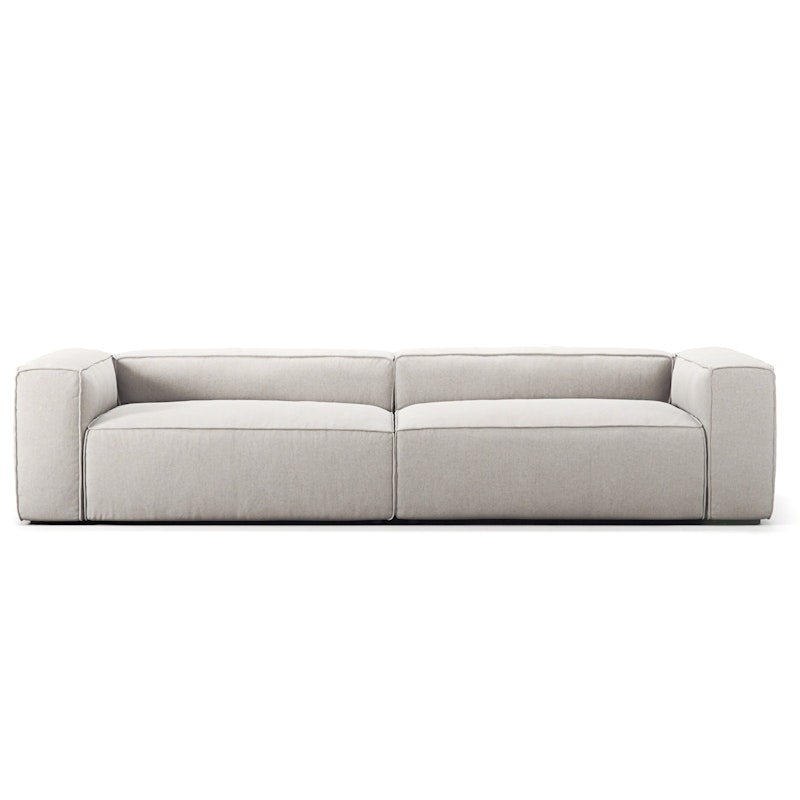 Grand 4-Sitssoffa Minetyg, Moon White