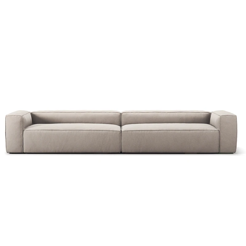 Grand 6-Sitssoffa Minetyg, Sandshell Beige