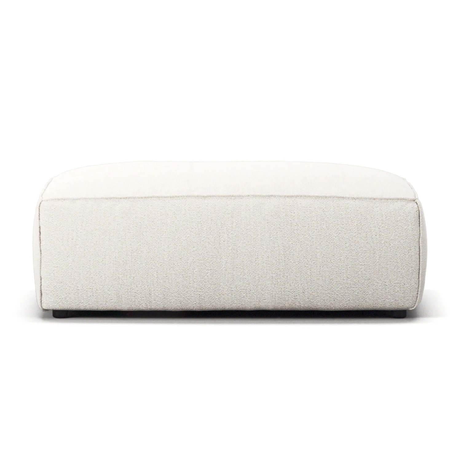 Decotique Grand Fotpall tyg Steam White - Fotpallar Boucl&eacute; Steam White - 11102358