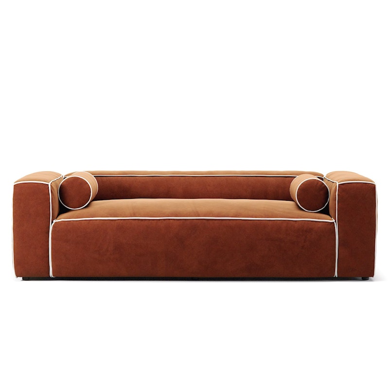 Grand Hue 2-Sitssoffa, Copper Glow / Moon White