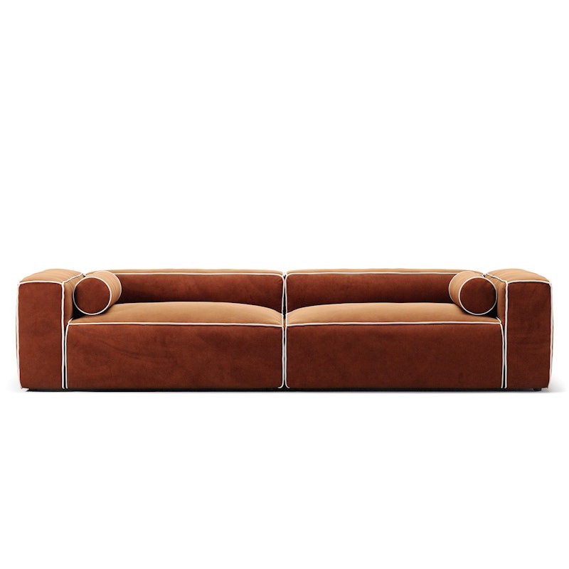 Grand Hue 4-Sitssoffa, Copper Glow / Moon White