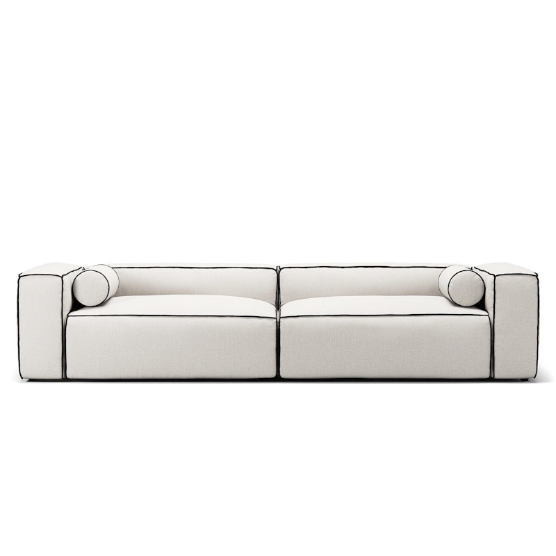 Grand Hue 4-Sitssoffa, Steam White / Mine Graphite