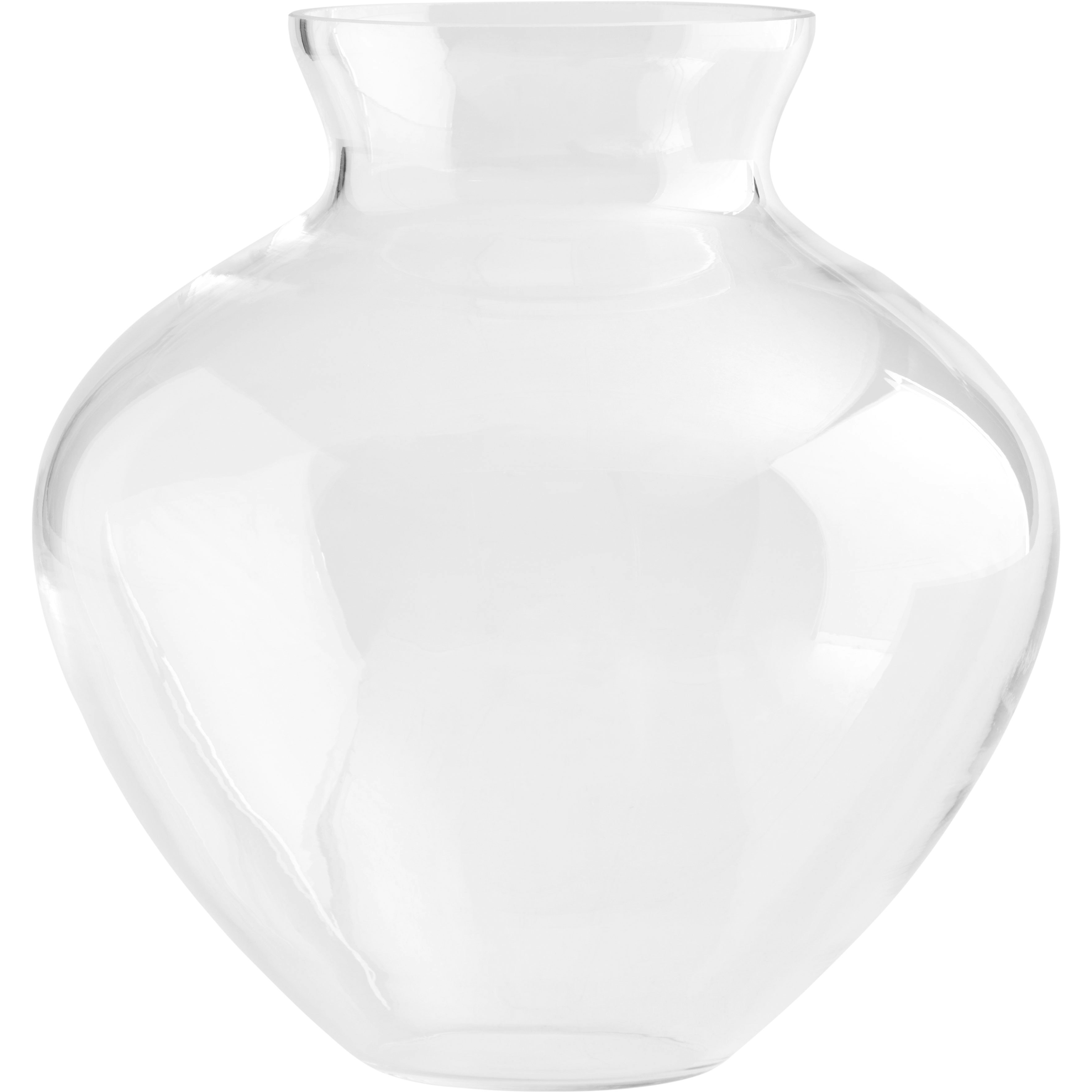 Decotique Juna Vas 23 Cm Klar - Vaser Handbl&aring;st Glas Klar - 9203943