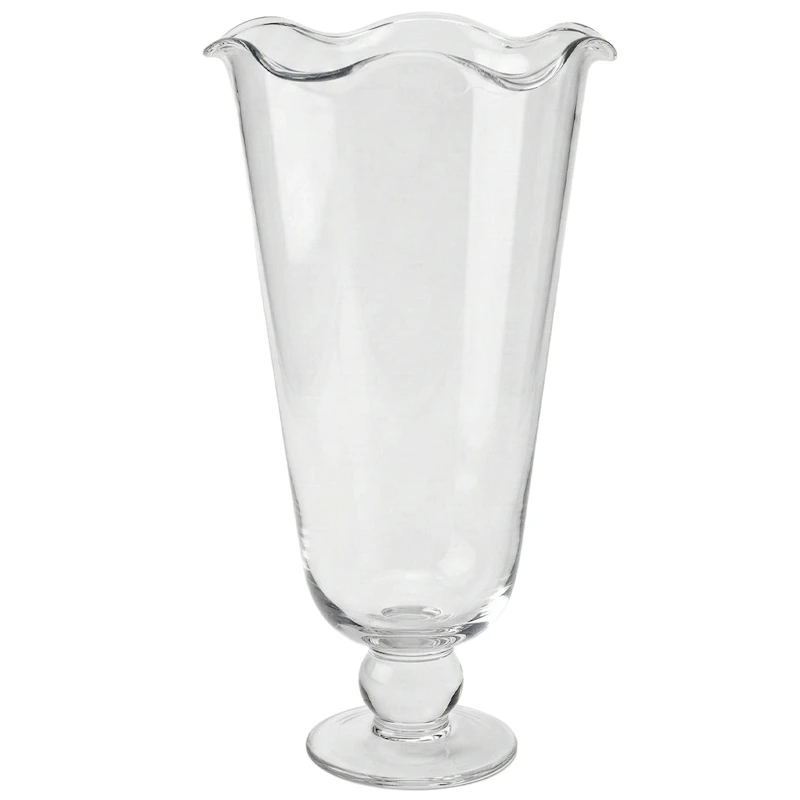 Karla Vas Vågig Klar, 34 cm