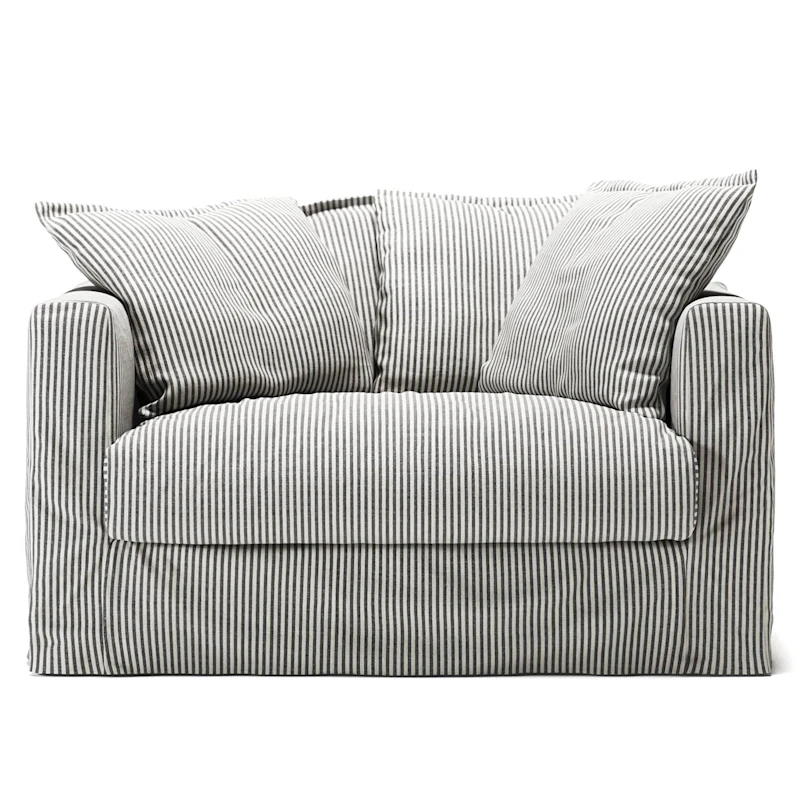 Klädsel Till Le Grand Air Love Seat Linne, Ash Stripe